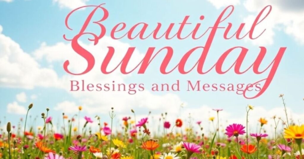 Beautiful Sunday Blessings And Messages