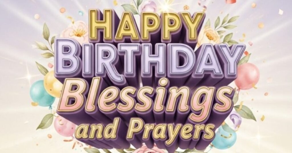 Happy Birthday Blessings and Prayers