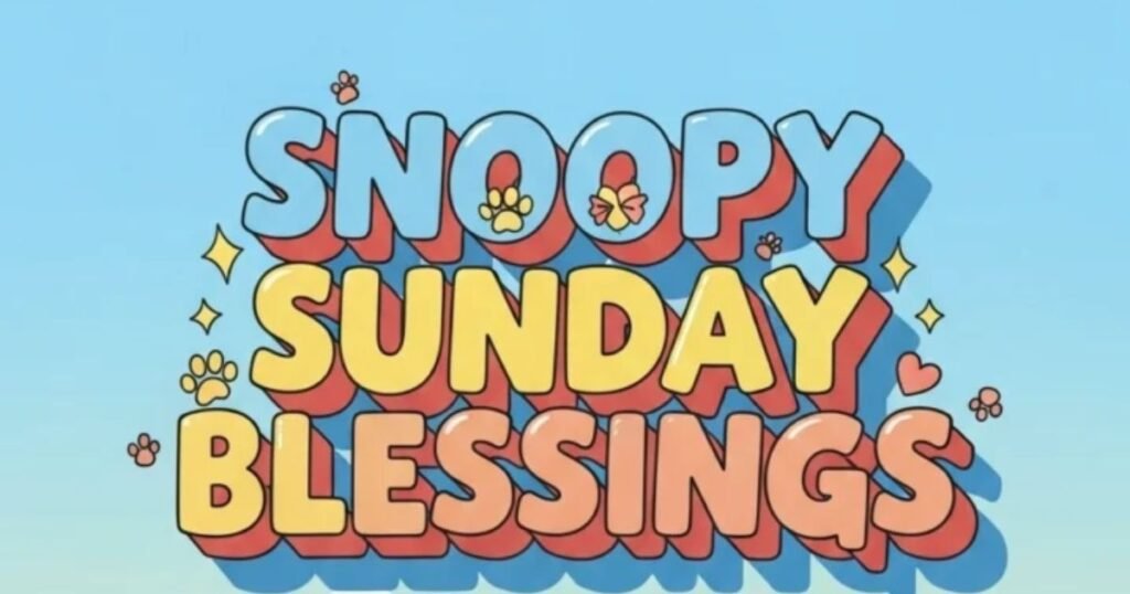 Snoopy Sunday Blessings