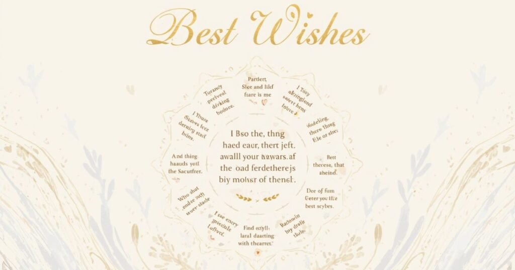 Best Wishes and Good Luck Messages