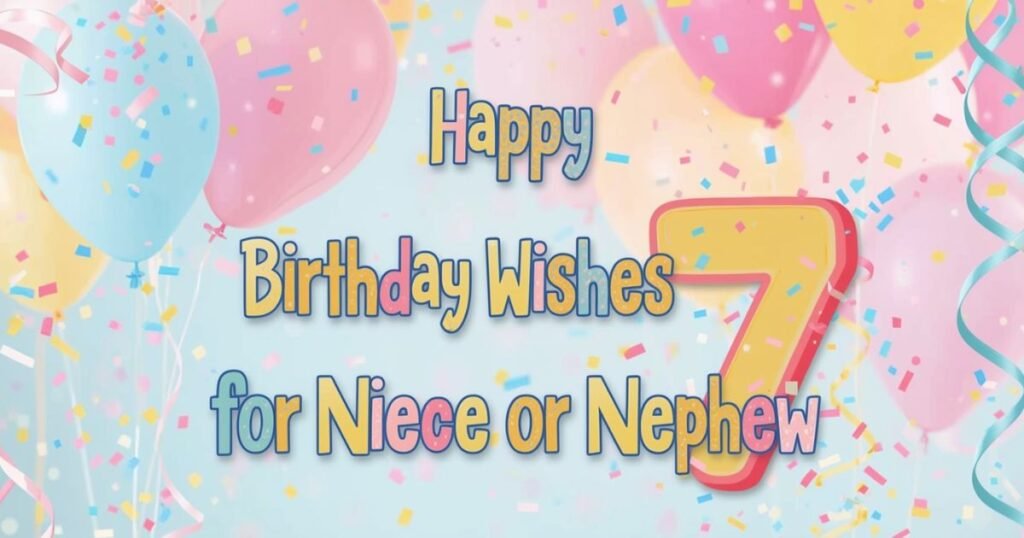 7th birthday wishes for girl