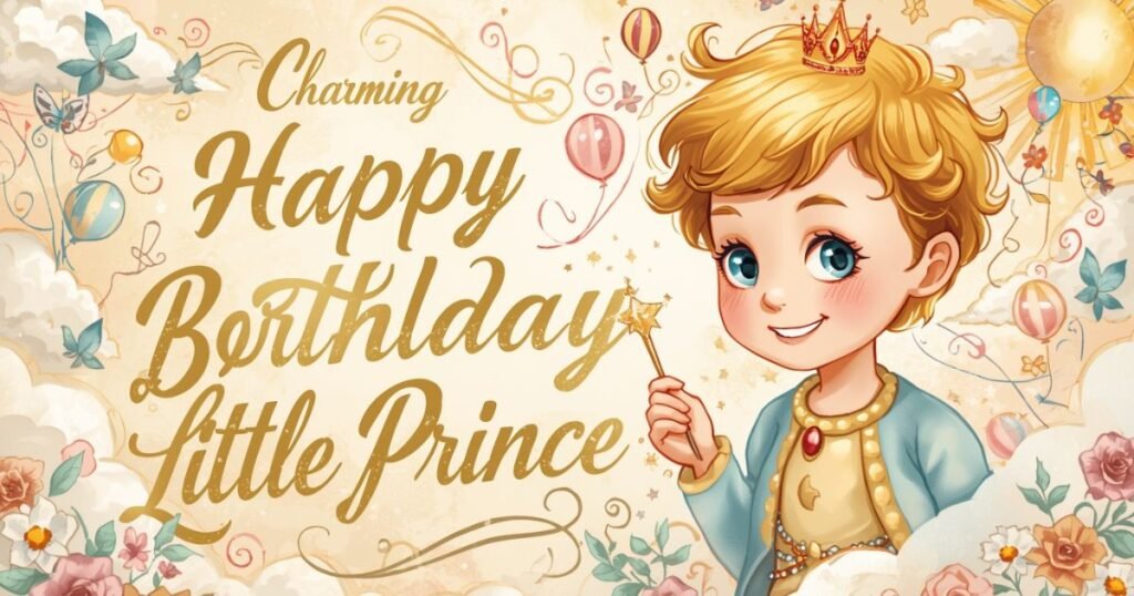 Little Prince Birthday Wishes