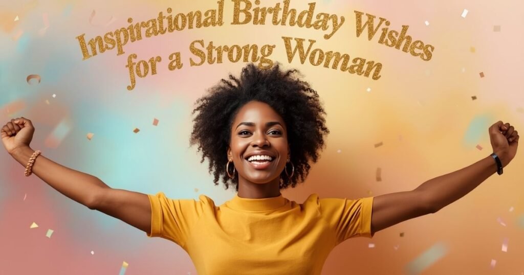 Birthday Wishes for a Strong Woman