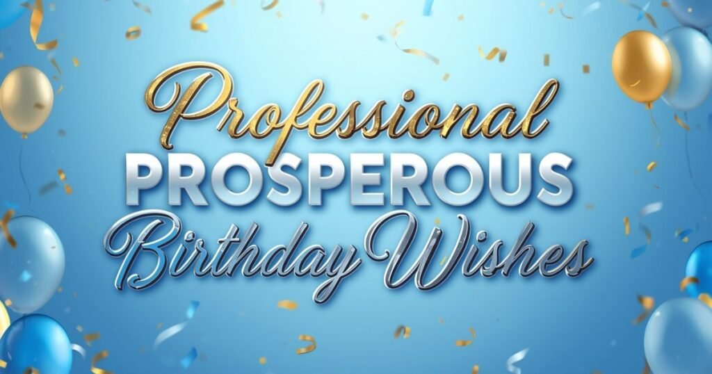 Prosperous Year Ahead Birthday Wishes