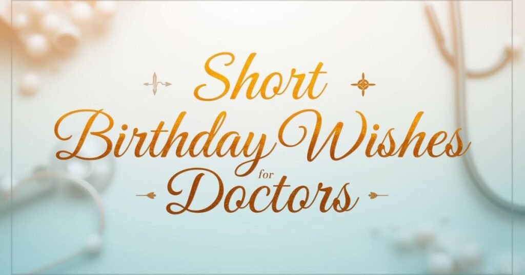 happy birthday doctor wishes