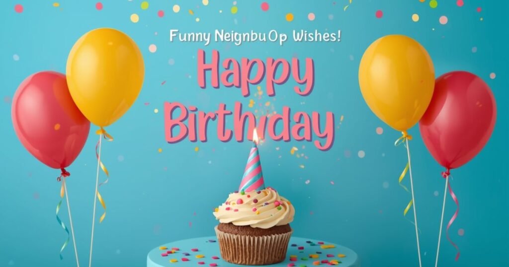 Funny Neighbor Birthday Wishes