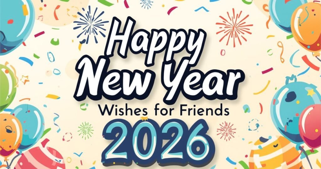 Happy New Year Wishes for Friends 2026