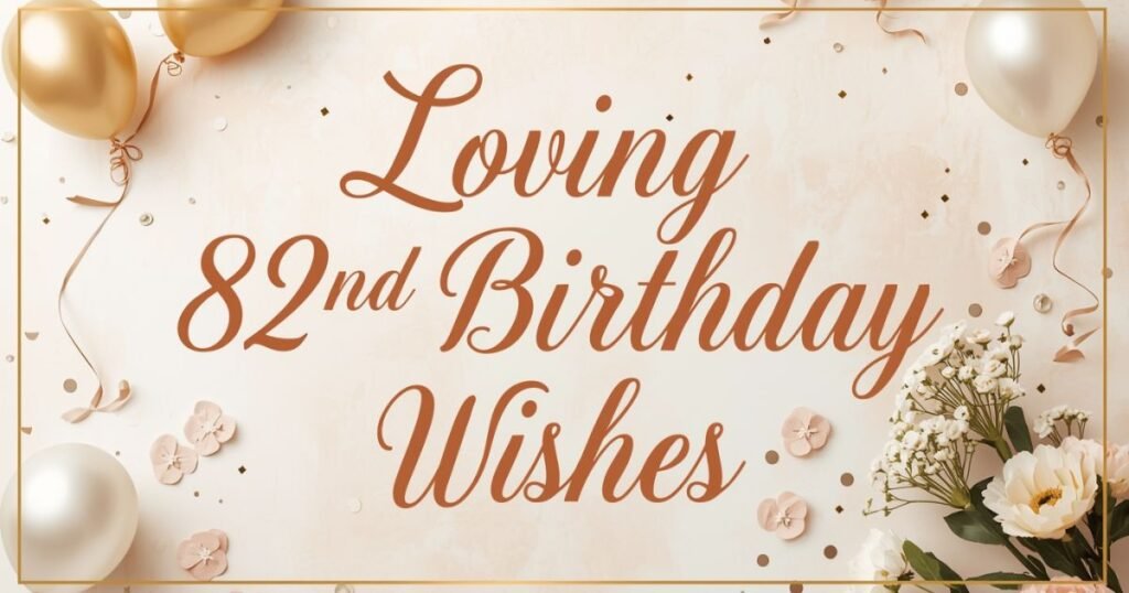 82nd Birthday Wishes