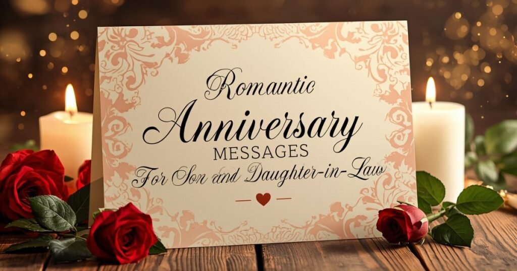 Anniversary Wishes for Son and Daughter-in-Law