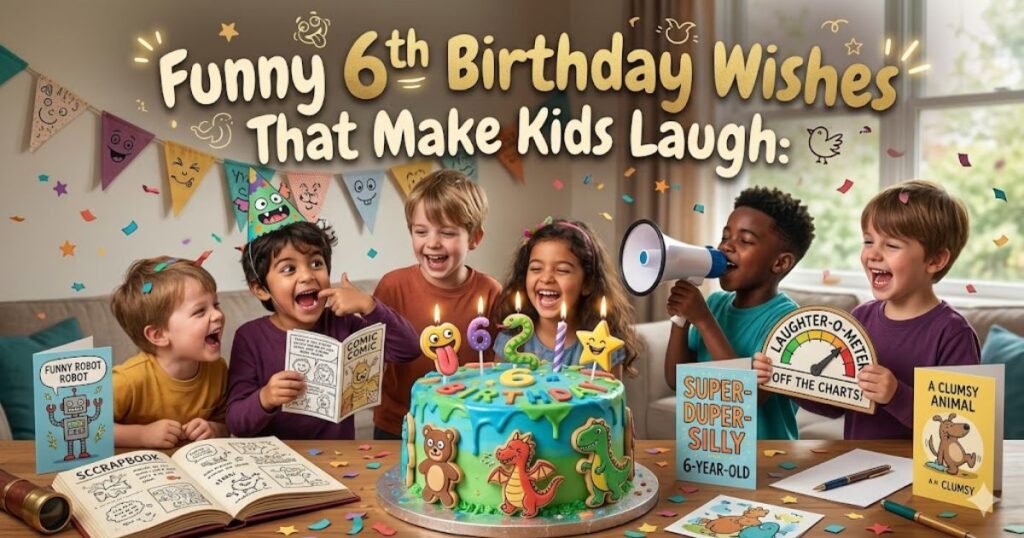 Funny 6th Birthday Wishes 