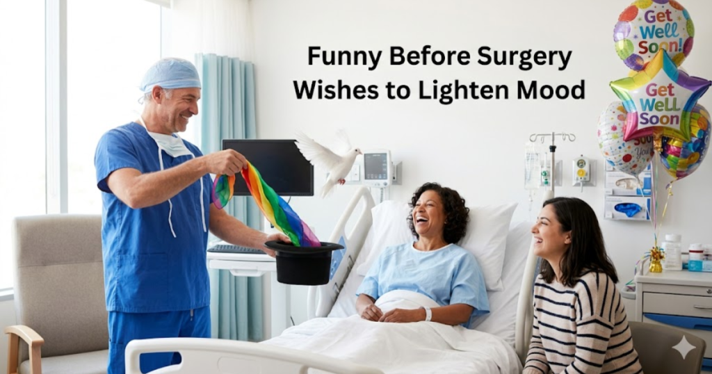 what to say before surgery
