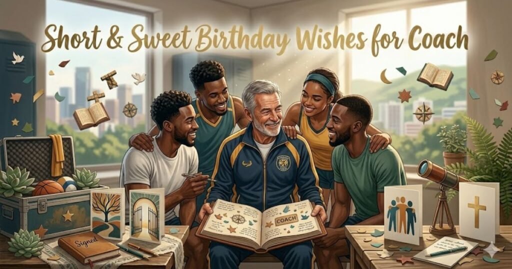 Short & Sweet Birthday Wishes for Coach