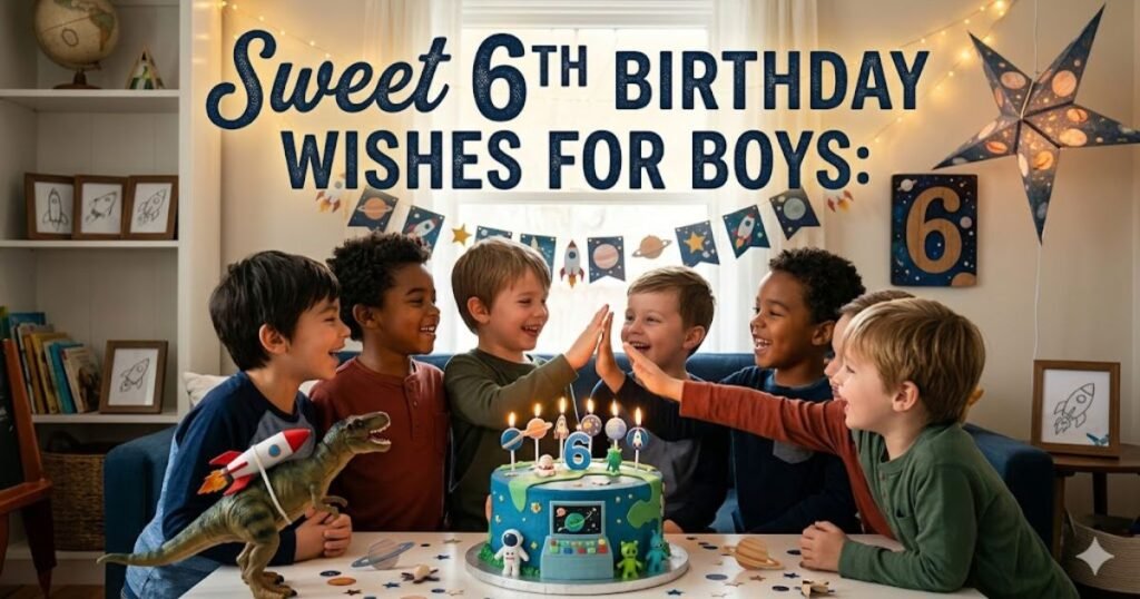 Sweet 6th Birthday Wishes 