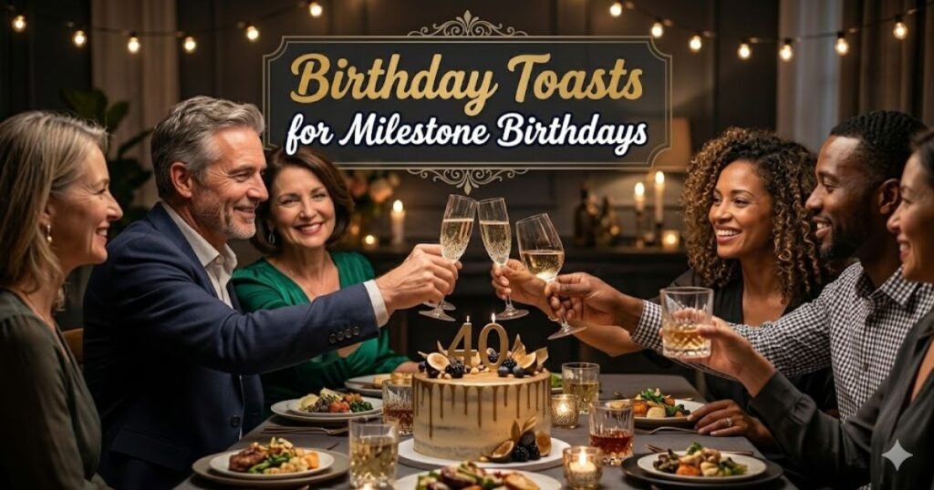Birthday Toasts for Milestone Birthdays