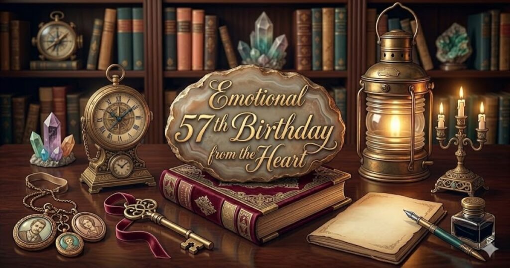 Emotional 57th Birthday Wishes from the Heart