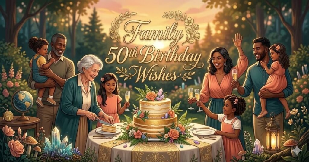 Family 50th Birthday Wishes