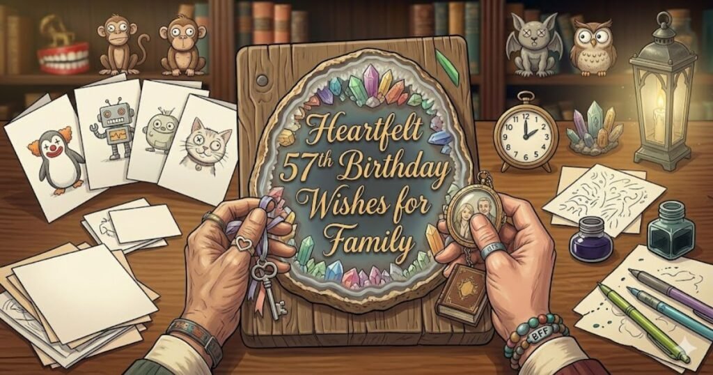 Heartfelt 57th Birthday Wishes for Family
