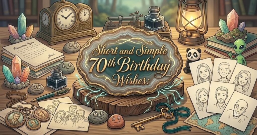 Short and Simple 70th Birthday Wishes:
