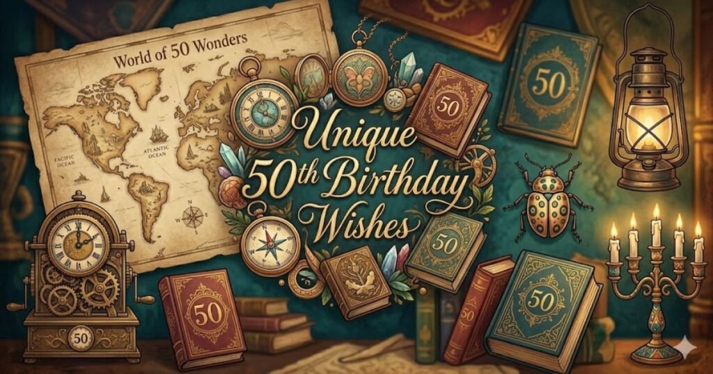 Unique 50th Birthday Wishes