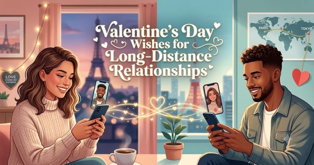 Valentine’s Day Wishes for Long-Distance Relationships