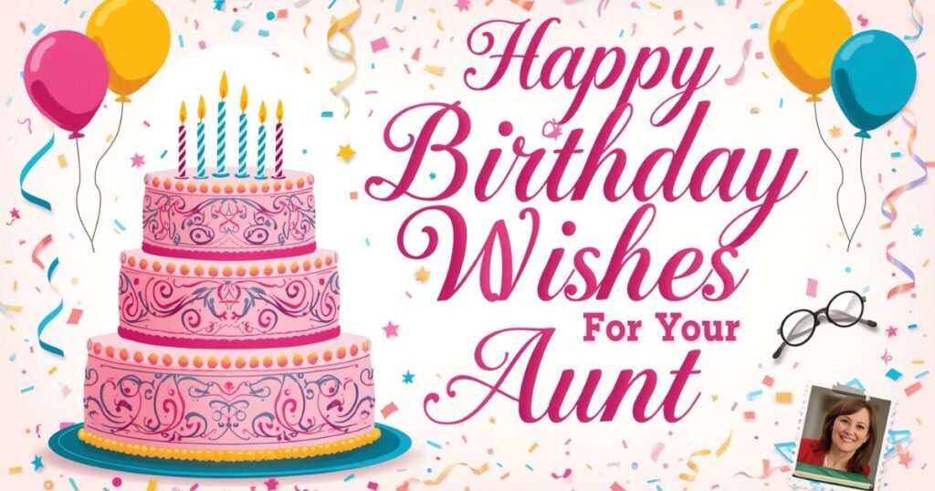 Birthday Wishes for Your Aunt