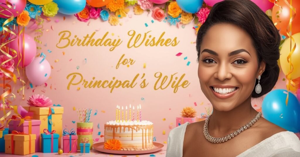 Birthday Wishes for Principal’s Wife: