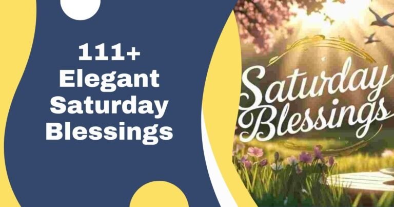 Saturday Blessings