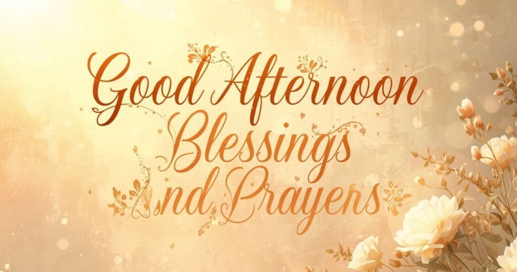 wednesday afternoon blessings