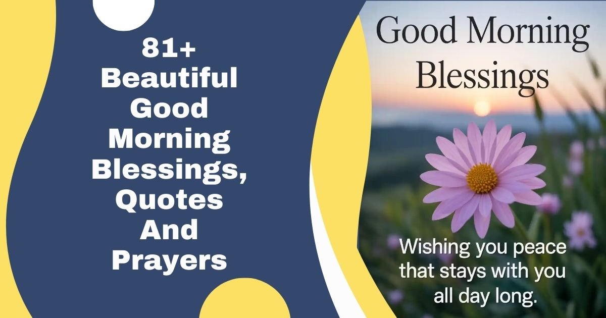 Good Morning Blessings