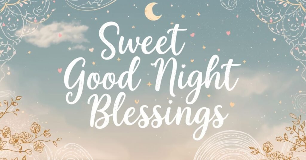 beautiful good night blessings