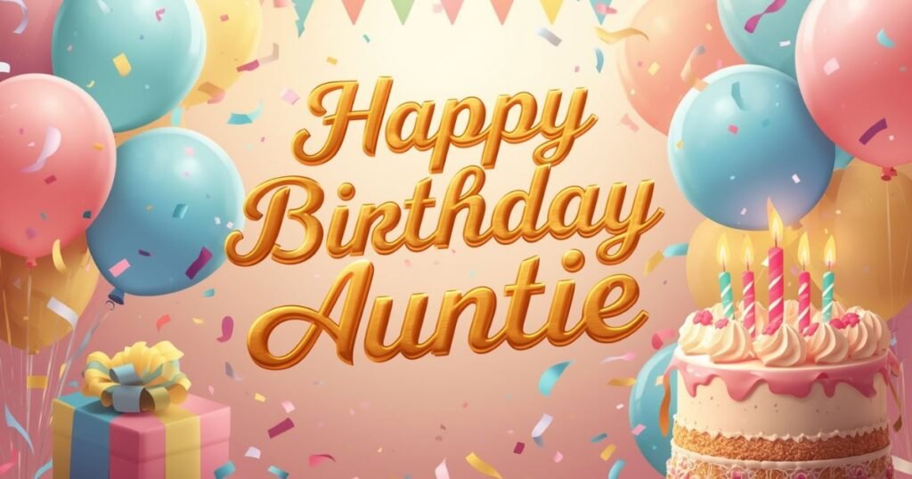 happy birthday aunty wishes