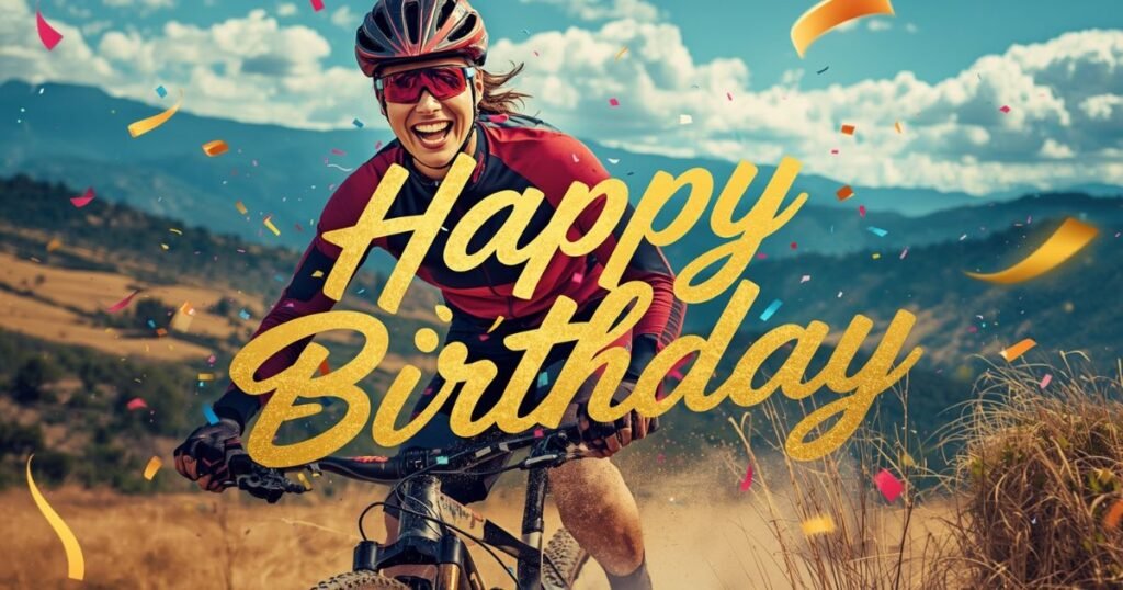 Happy Birthday Messages for Mountain biker
