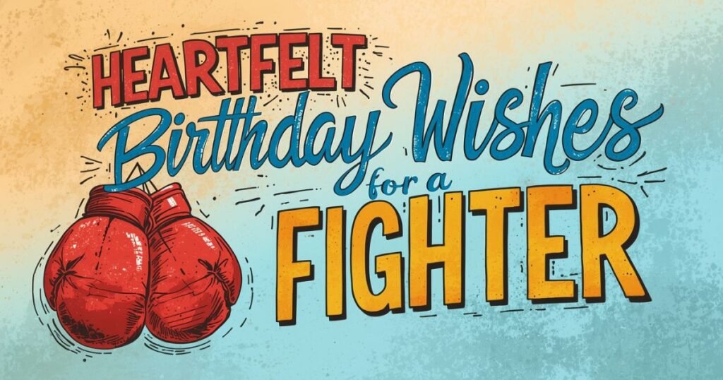 Heartfelt Birthday Wishes for Fighter