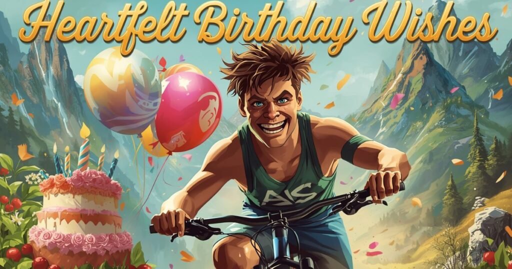 Heartfelt Birthday Wishes for Mountain biker