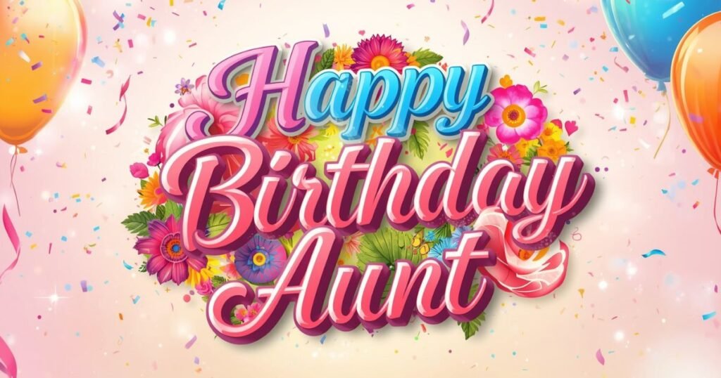 happy birthday aunty