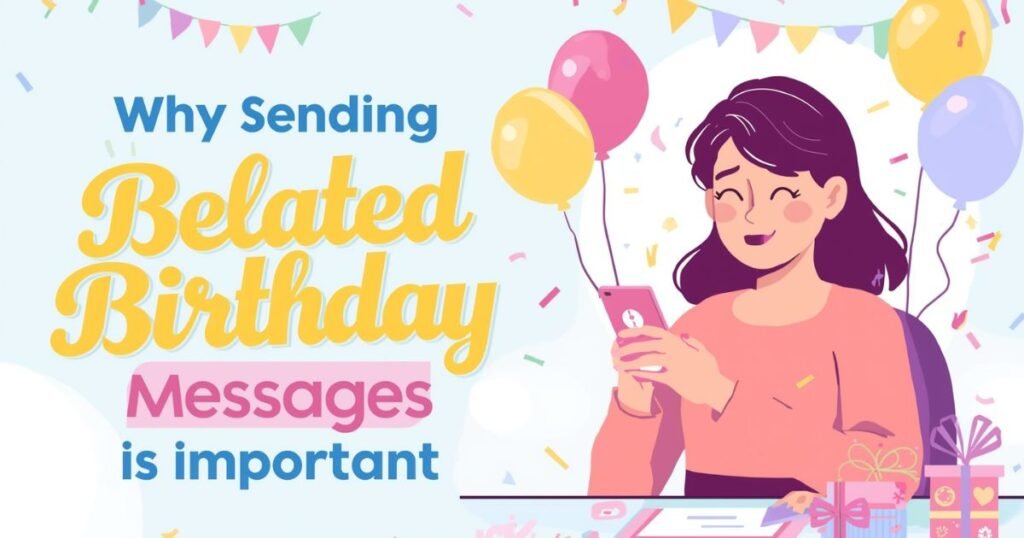 late birthday wish kaise kare in english