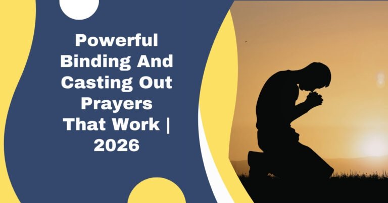 Binding And Casting Out Prayers