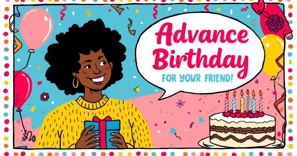 advance birthday wishes for best friend