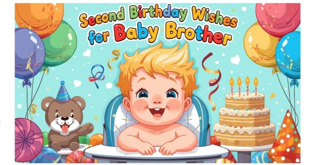 little brother 1st birthday wishes