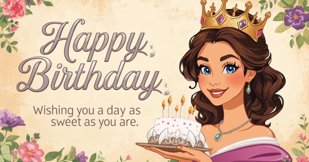 Short & Sweet Queen Birthday Wishes for Quick Messages 