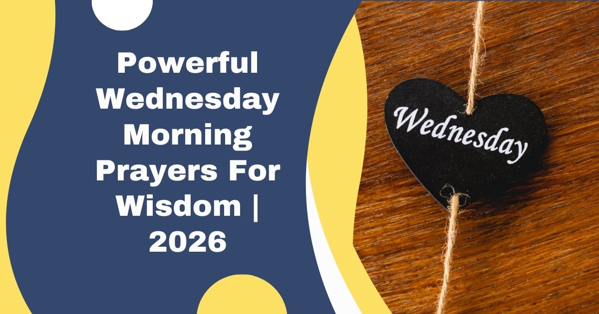 Wednesday Morning Prayers