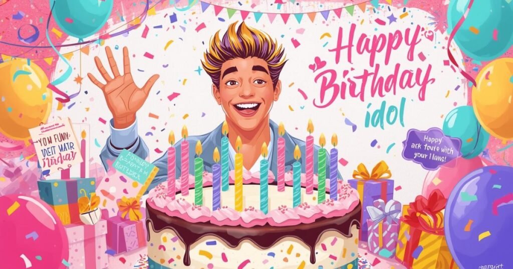 happy birthday my idol
