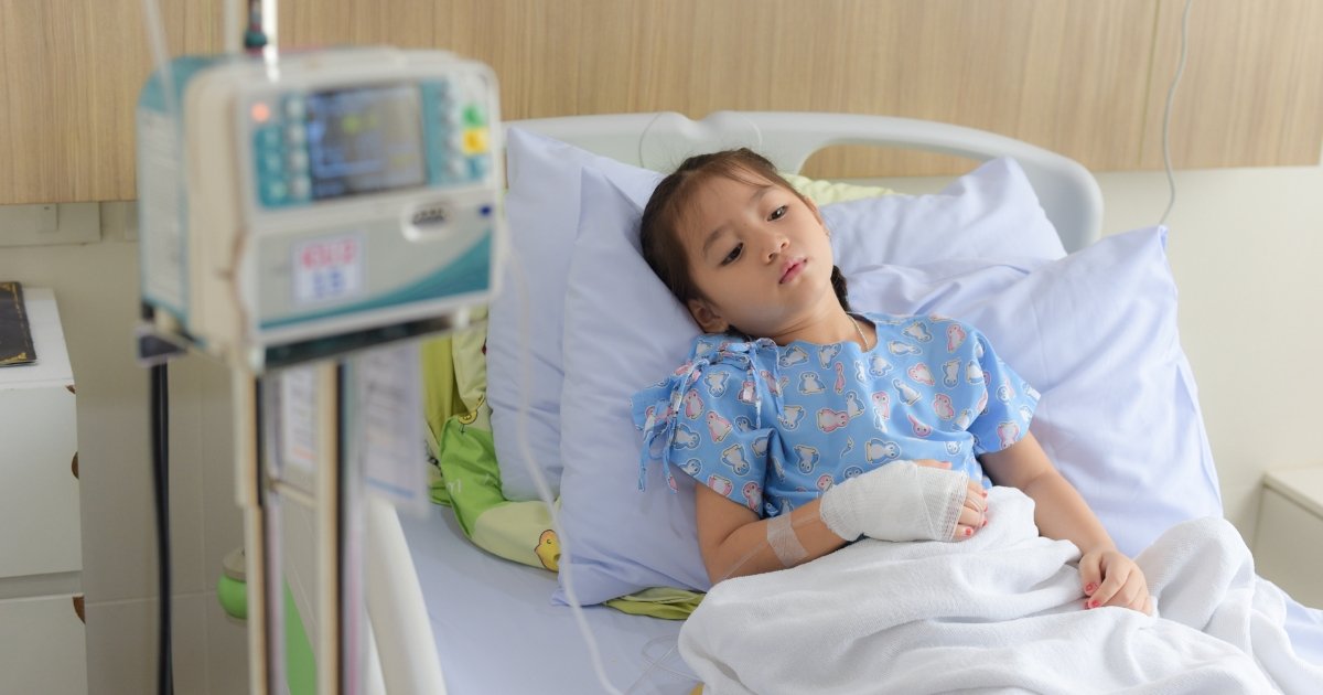 Healing prayer for a sick child