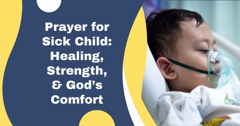 Prayer for Sick Child