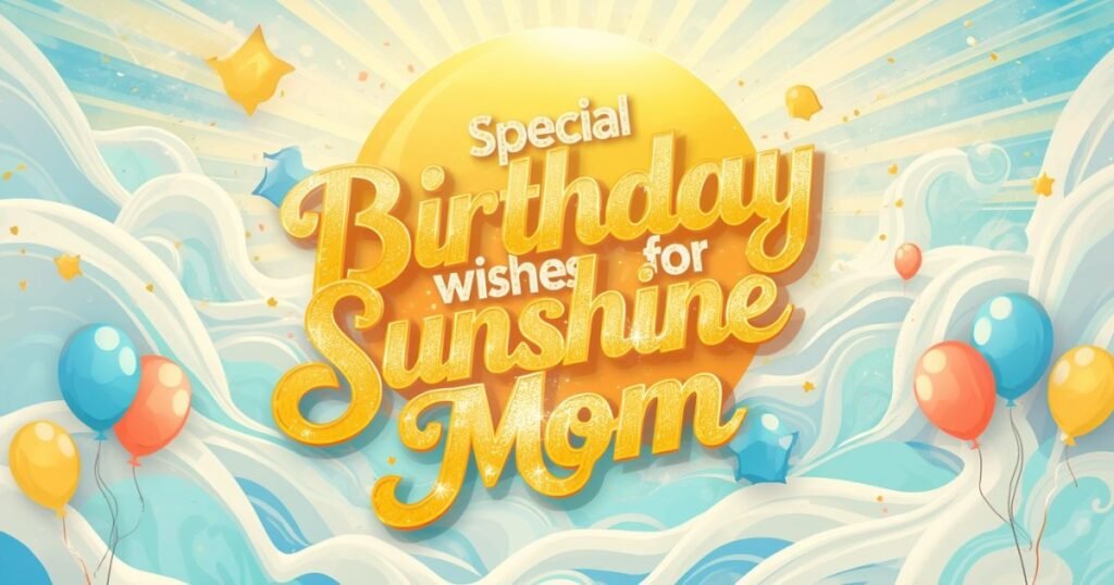 happy birthday sunshine