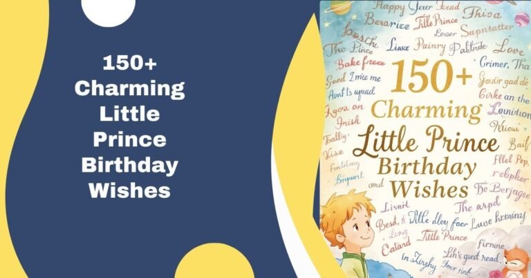 Charming Little Prince Birthday Wishes