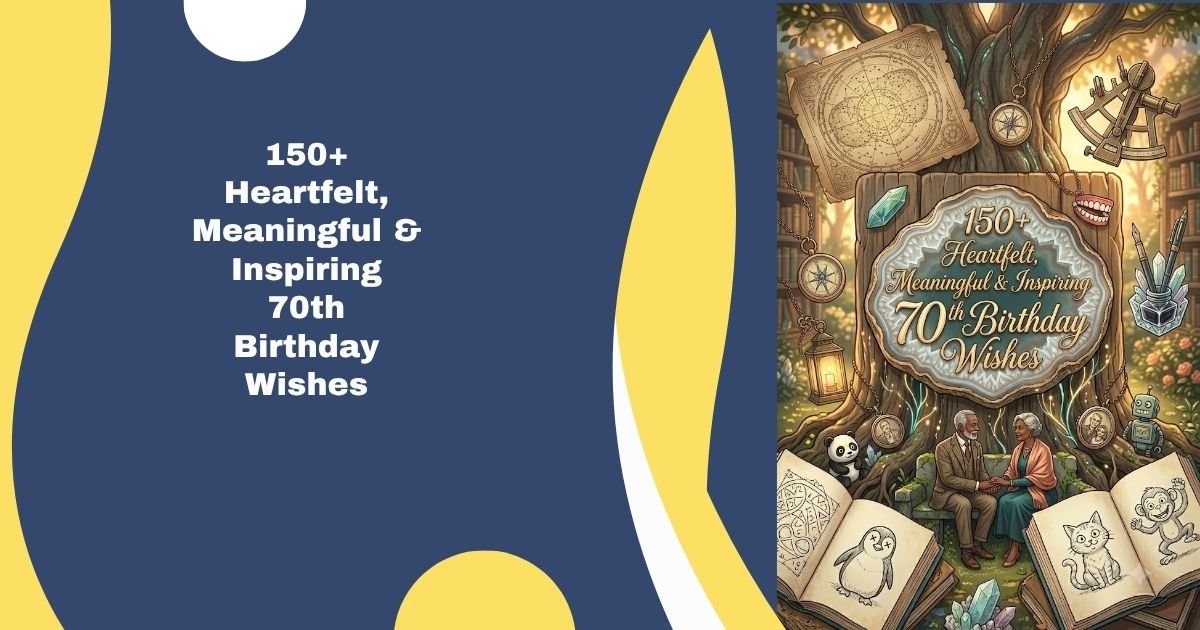 Heartfelt, Meaningful & Inspiring 70th Birthday Wishes