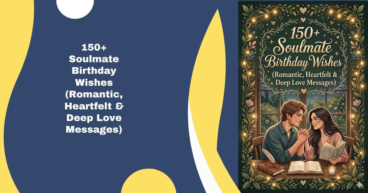 150+ Soulmate Birthday Wishes (Romantic, Heartfelt & Deep Love Messages)