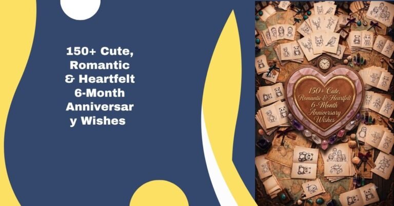 Cute, Romantic & Heartfelt 6-Month Anniversary Wishes